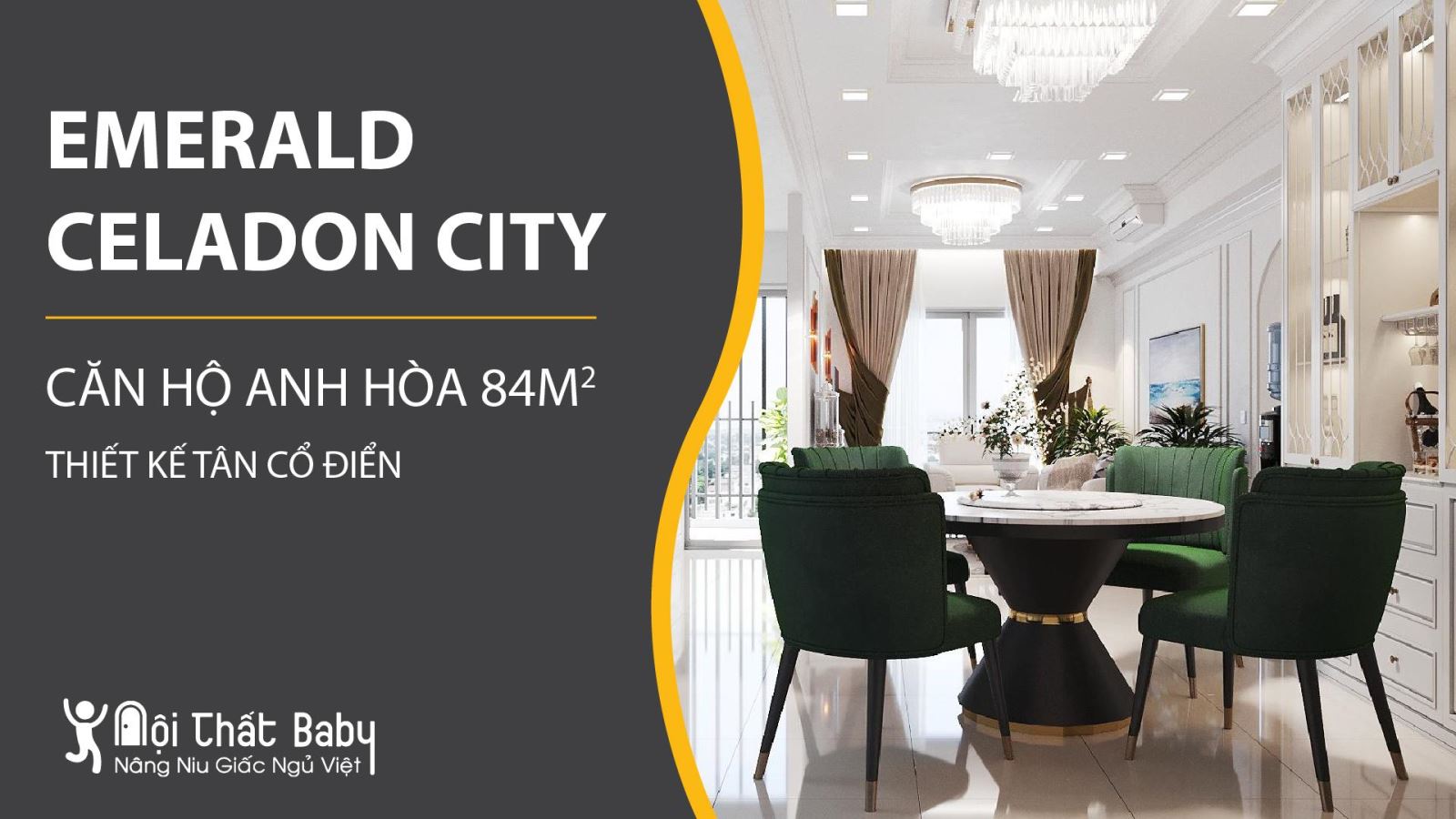 Tổng hợp các mẫu thiết kế nội thất Chung cư Emerald Celadon City